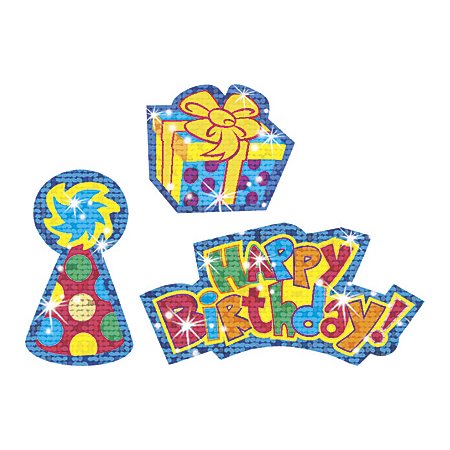 Brilliant Birthday Sparkle Stickers