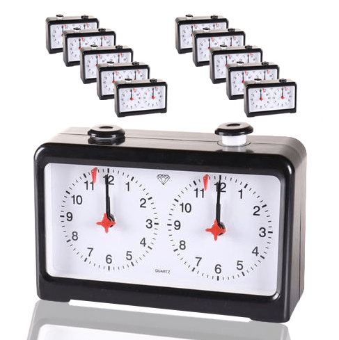 10 Standard Chess Clocks (up to 20 players)