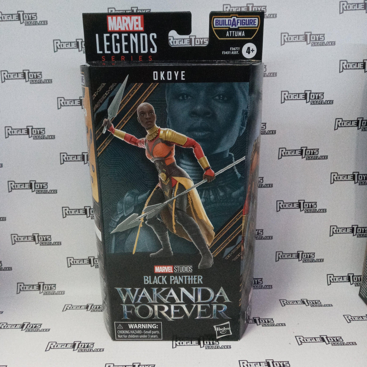 Hasbro Marvel Legends Series Black Panther Wakanda Forever Okoye (Attuma BAF)