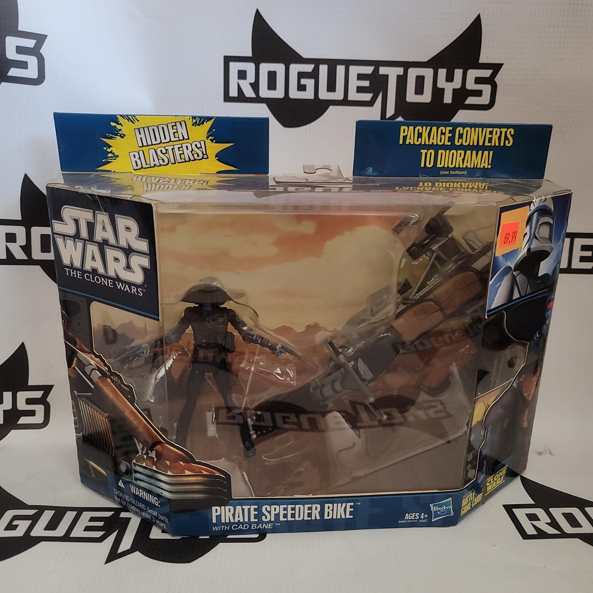 Hasbro Star Wars The Clone Wars Pirate Speeder Bike with Cad Bane