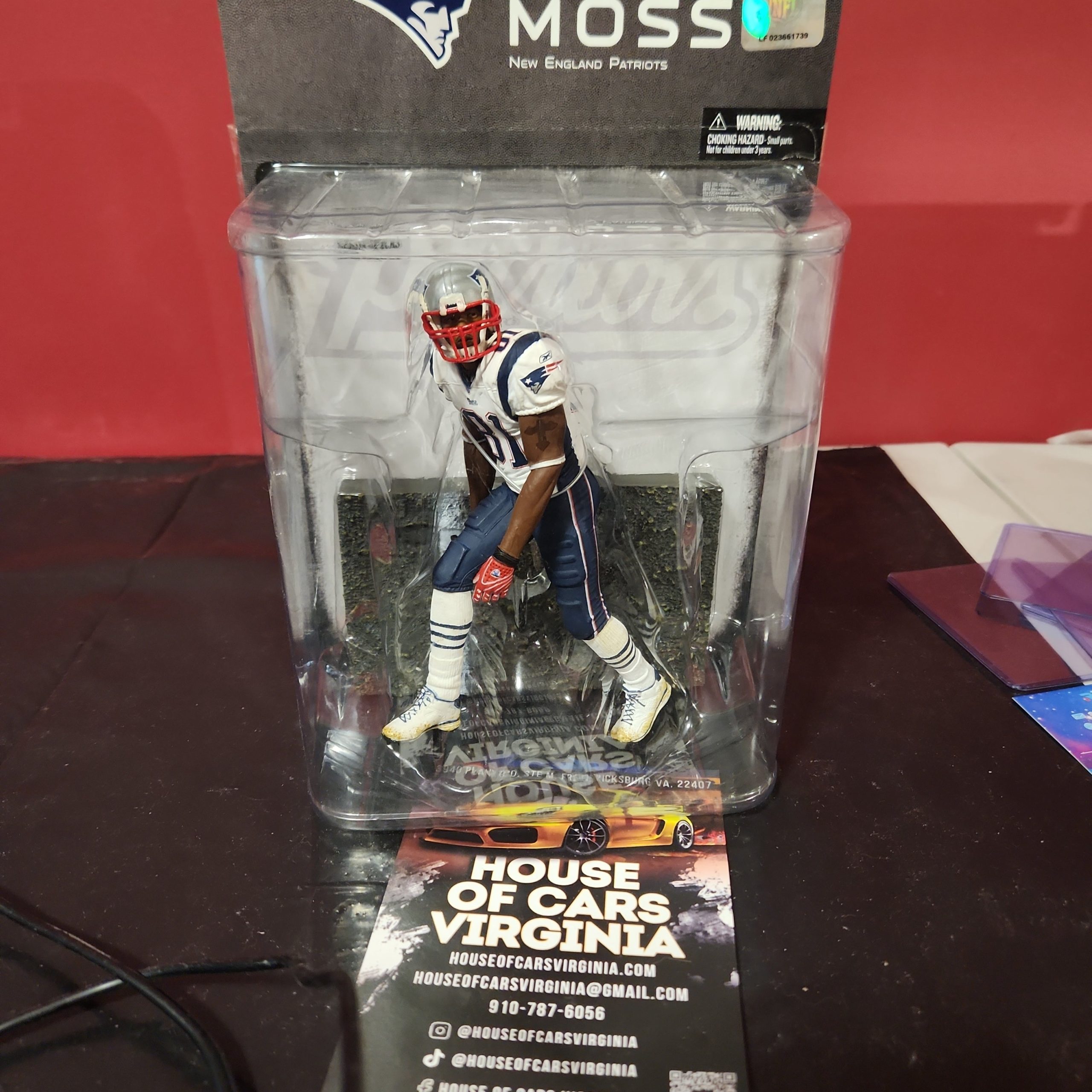 Randy Moss New England Patriots McFarlane Figure NFL Series 17