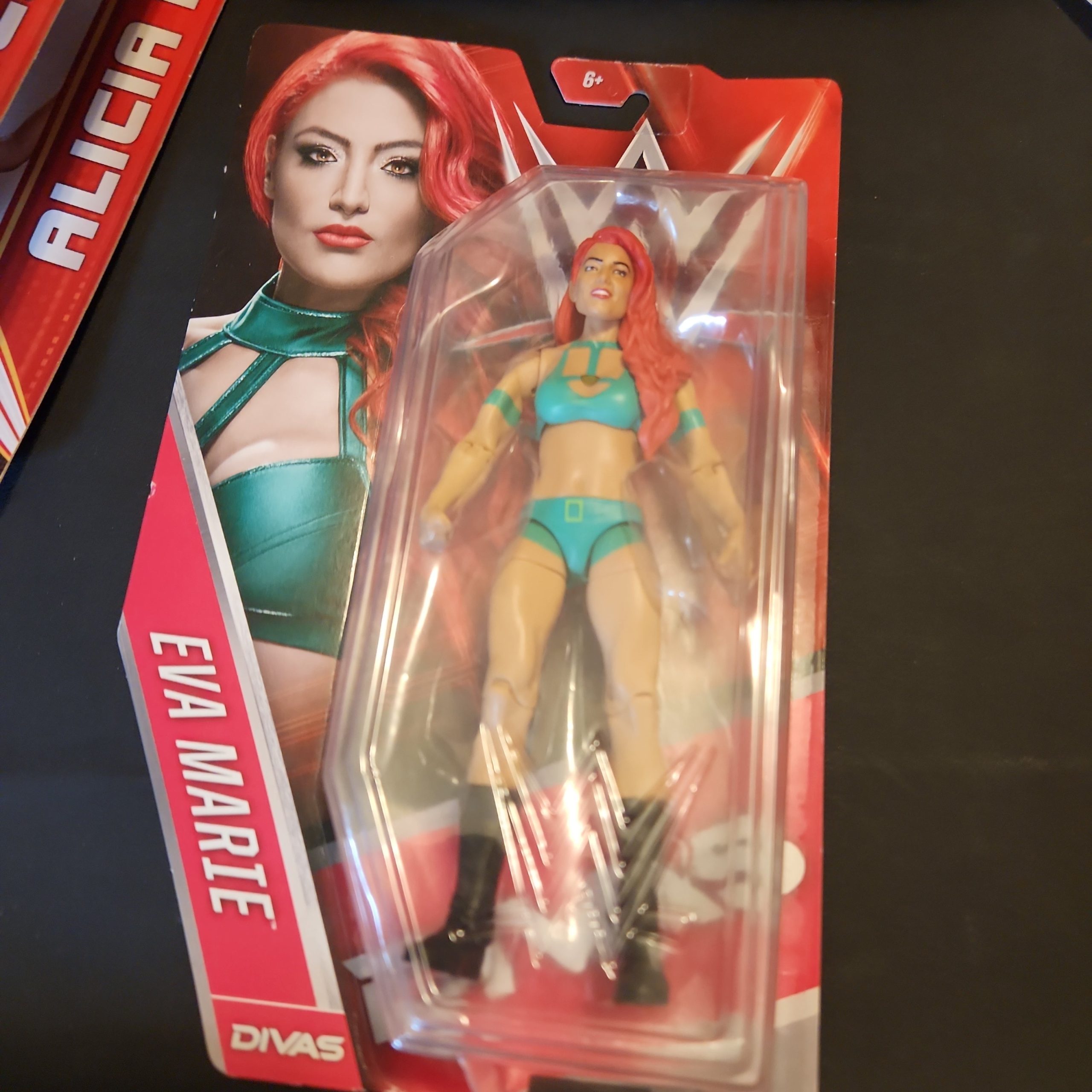 NEW WWE Eva Marie Mattel Basic Action Figure 2015 Series 59 Divas Green Outfit