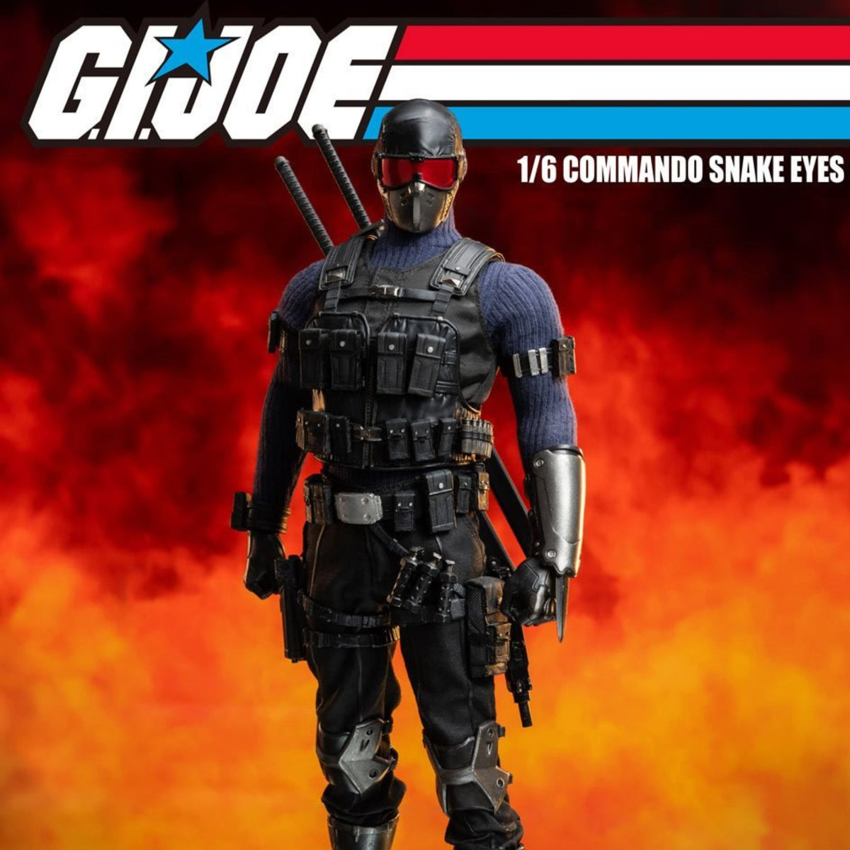 G.I. Joe FigZero Commando Snake Eyes (1/6 Scale)