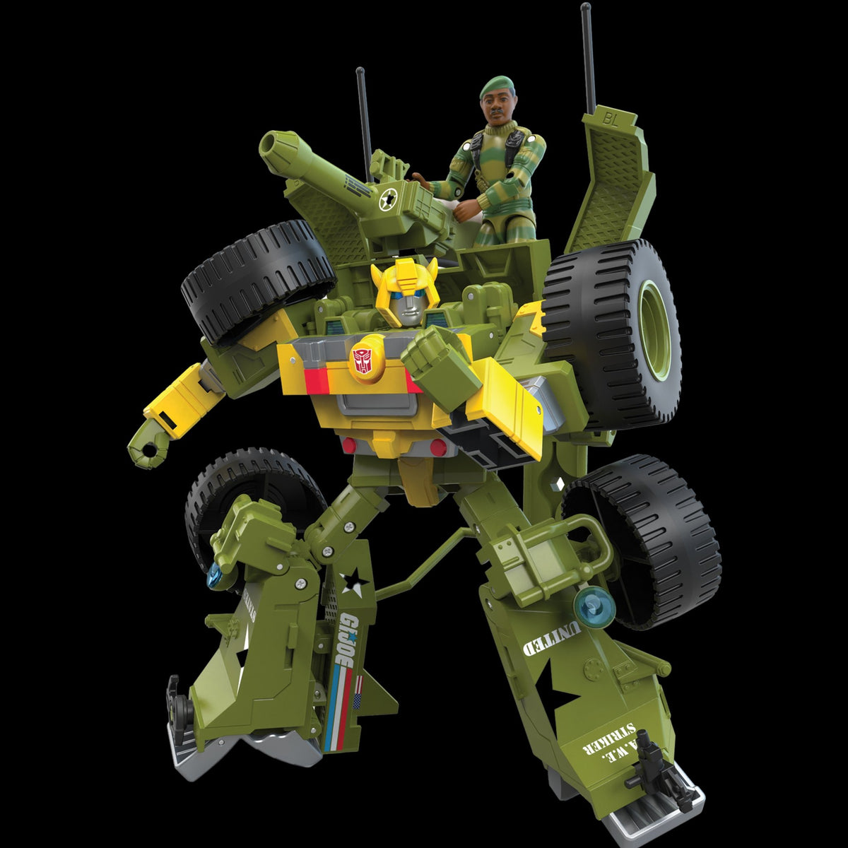 Transformers Collaborative G.I. Joe Mash-Up: Bumblebee A.W.E. Striker and Lonzo “Stalker” Wilkinson