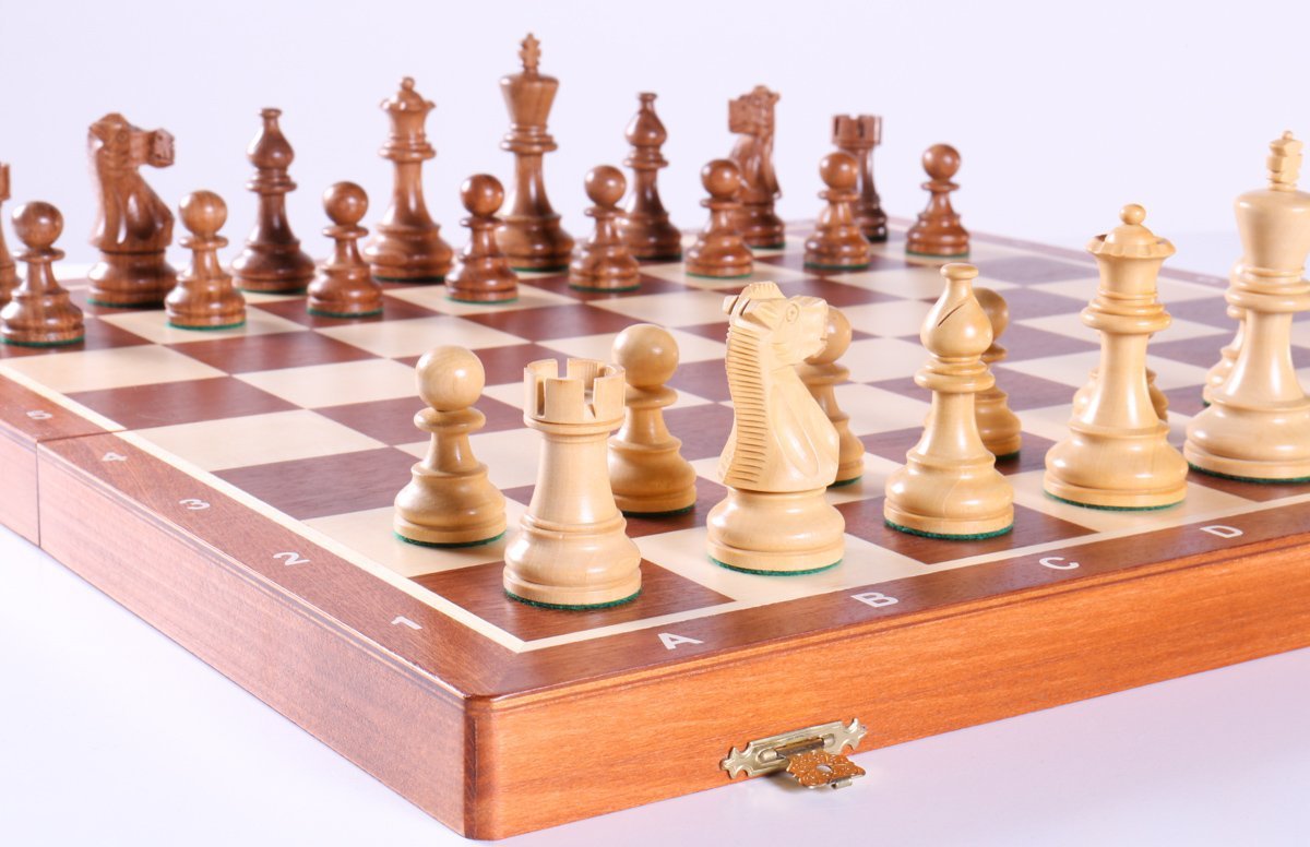 20″ Tournament No 6 Chess Set with Shisham 3 3/4″ pieces