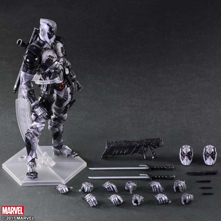 Marvel Universe Deadpool Limited Color Ver. (X-Force Color) Variant Play Arts Kai Action Figure