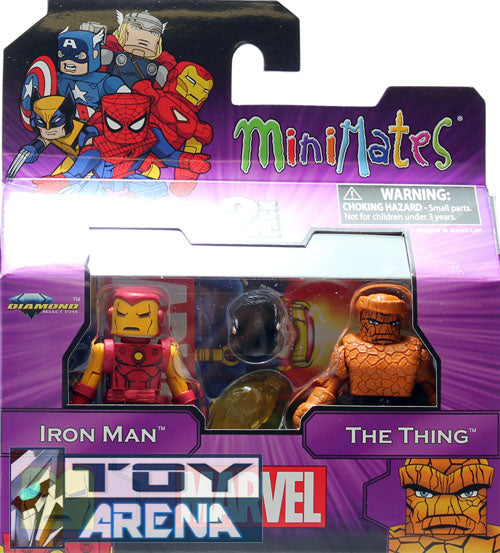 Marvel Minimates Best of Wave Iron Man and The Thing 2 Pack Action Figure