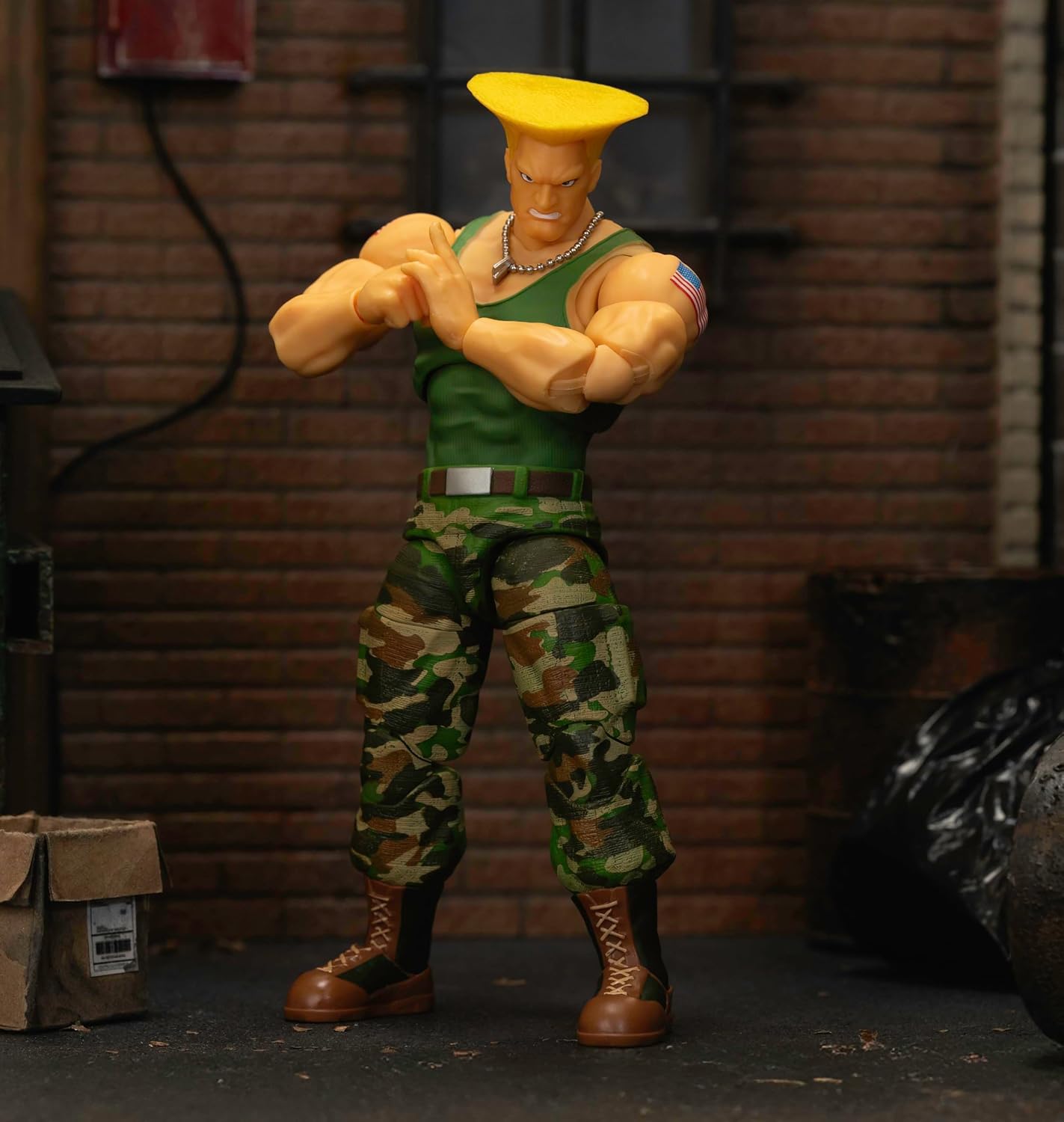 Guile 1/12 Scale Figure Ultra Street Fighter II: The Final Challengers Jada Toys