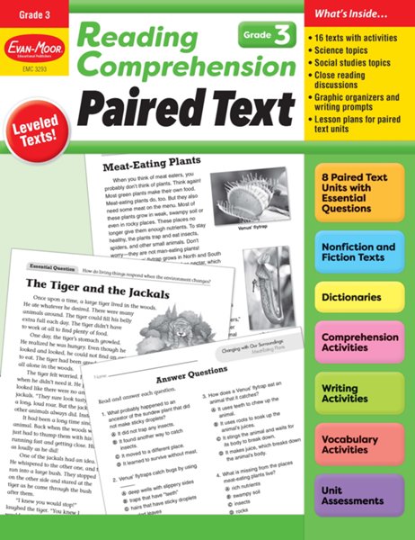 Reading Comprehension: Paired Text, Grade 3