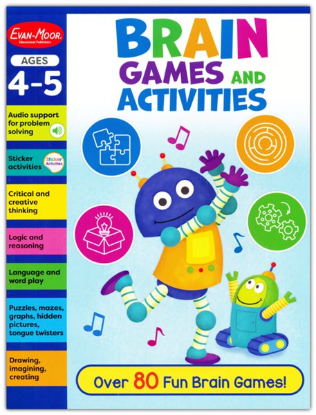 Brain Games and Activities, Ages 4-5