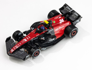 AFX Alfa Romeo F1 FY #24 – Zhou Guanyu 2023 Mega G+ HO Slot Car