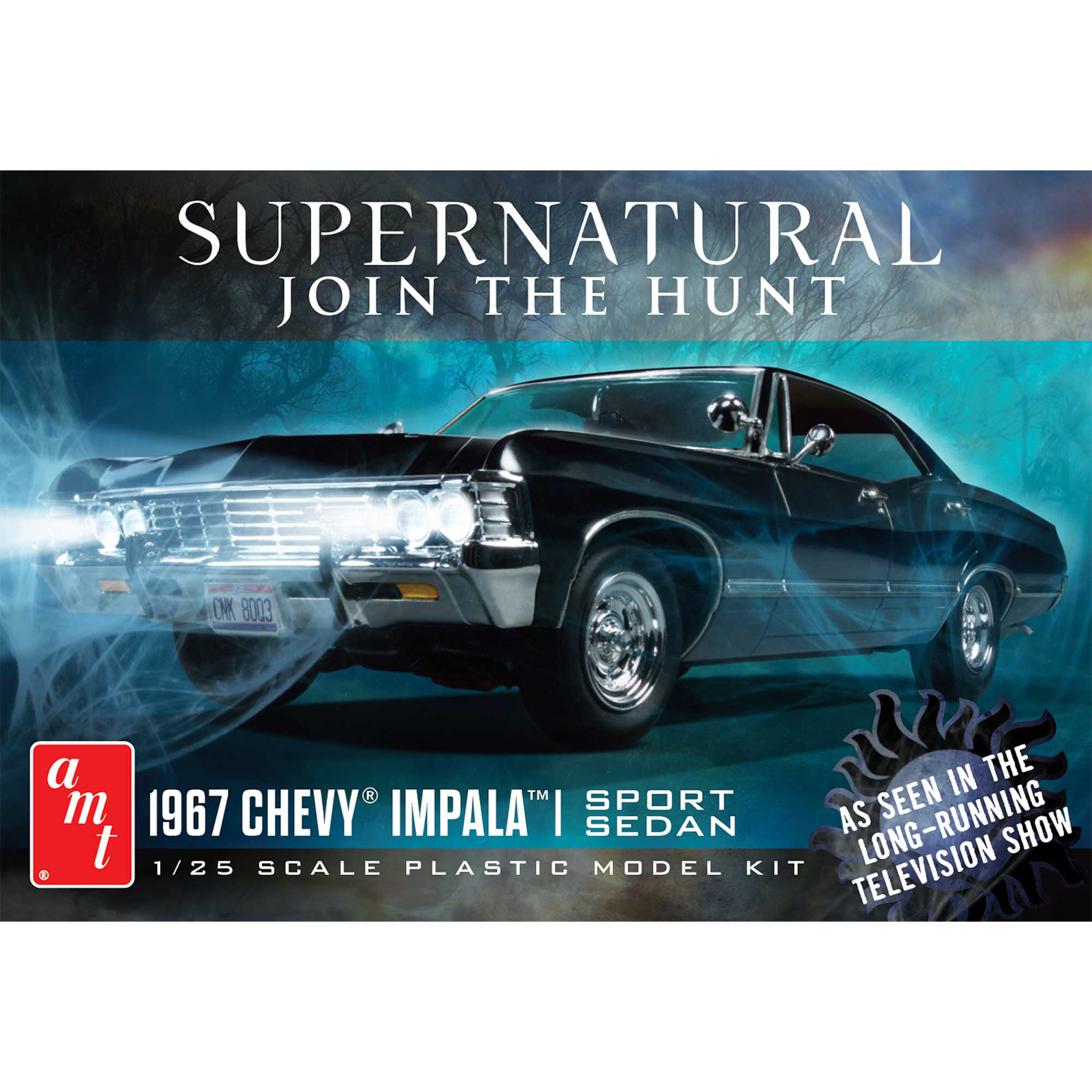 1/25 “Supernatural” 1967 Impala Model Kit