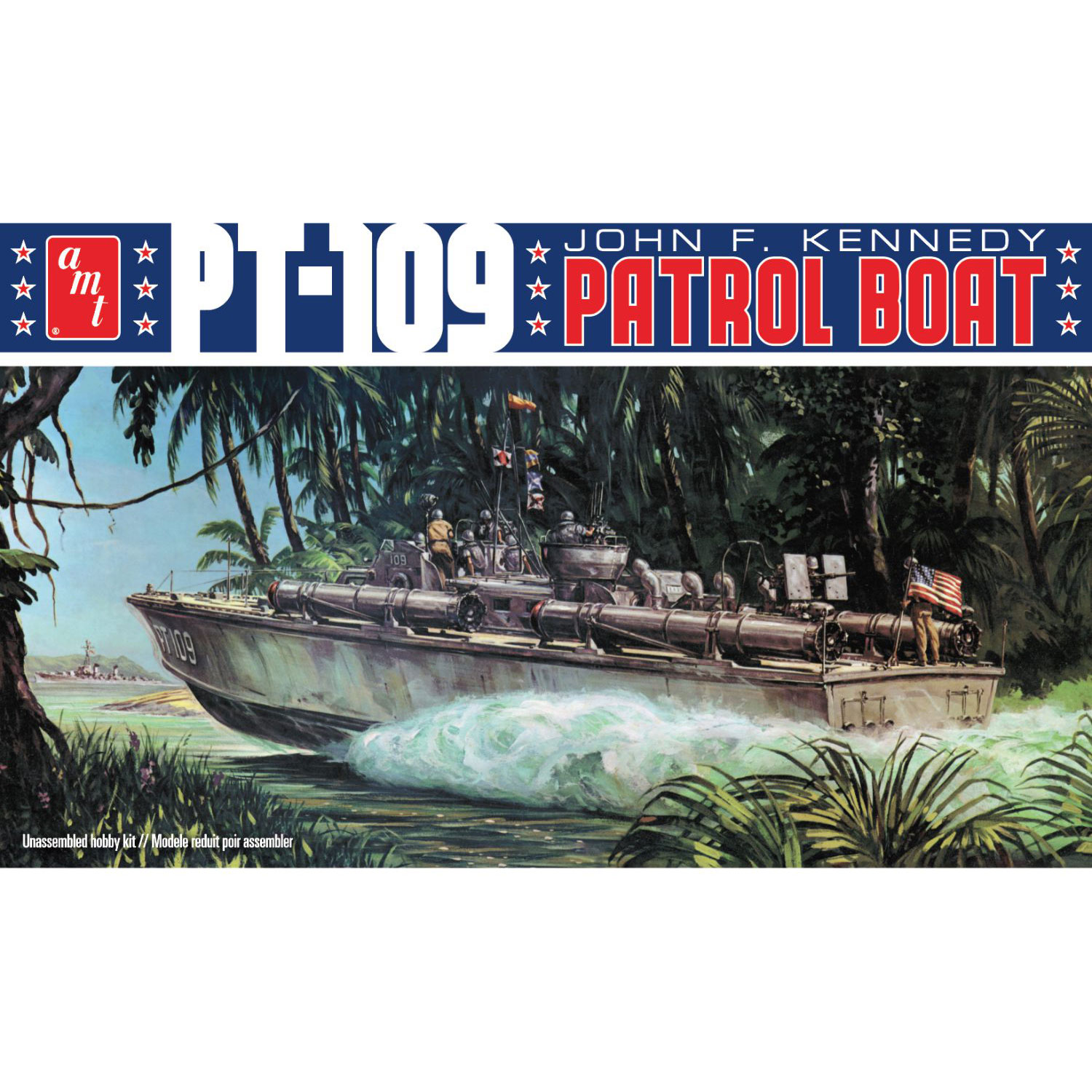 1/64 John F. Kennedy PT-109 Patrol Boat Model Kit