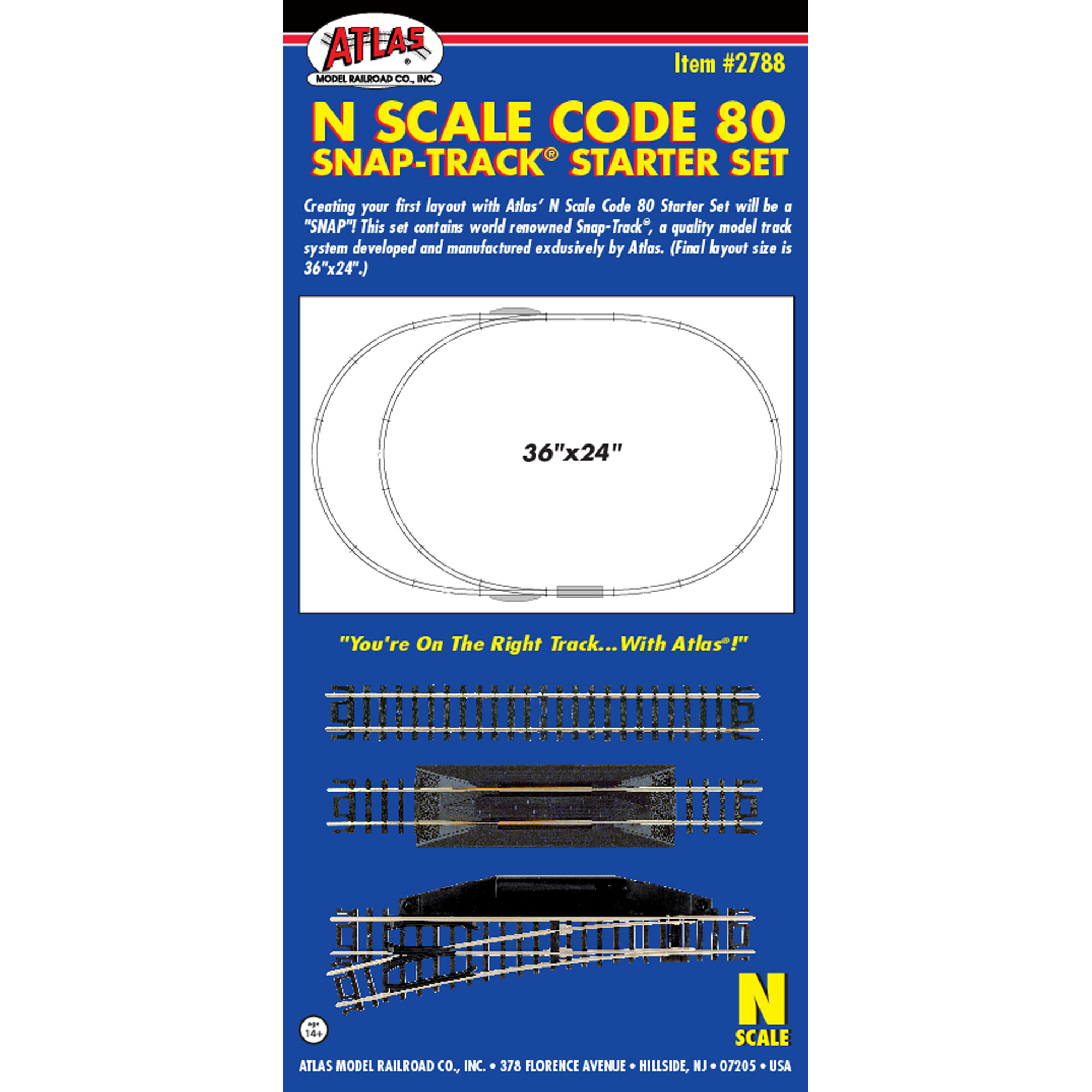 N Code 80 Snap-Track Starter Set (24)