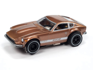 Auto World 1973 Datsun 240z (Brown) X-Traction HO Slot Car