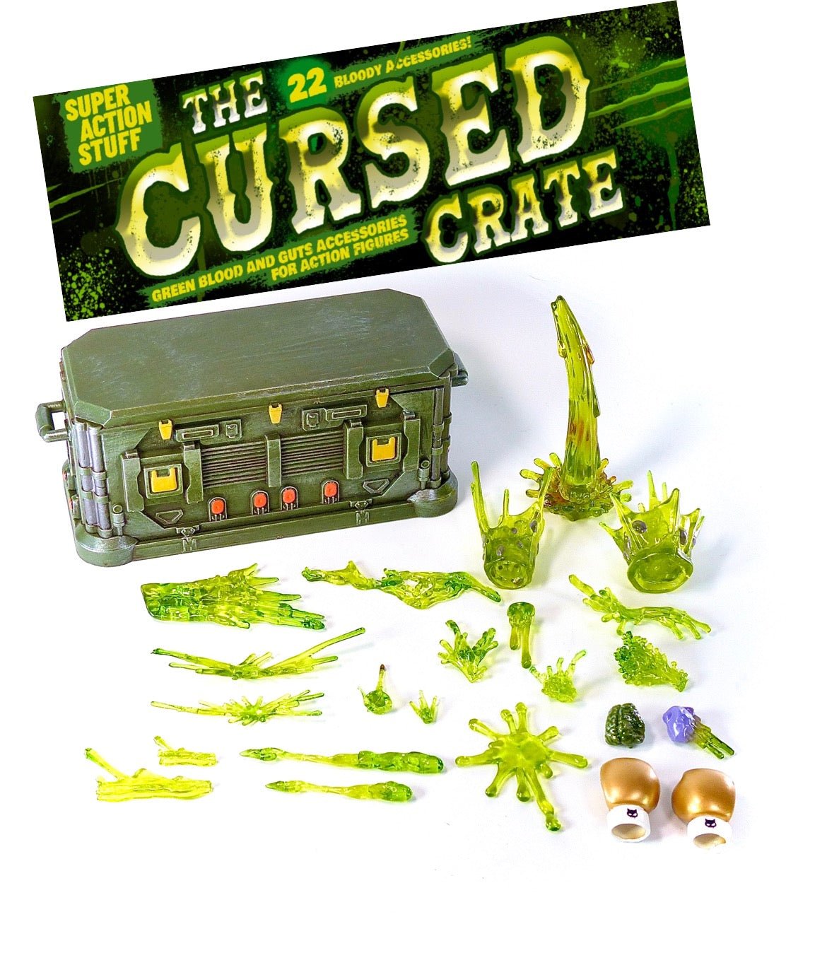 Super Action Stuff The Cursed Crate Action Figure Accessory Set