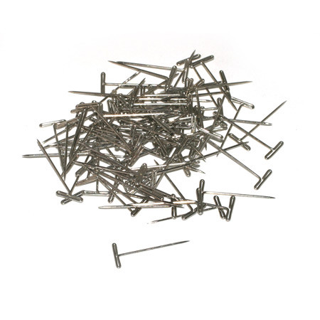 T-Pins, Nickel Plated, 1″ (100)