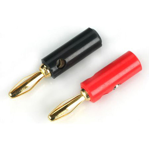 Dynamite Plug: Gold Banana Set with Screws