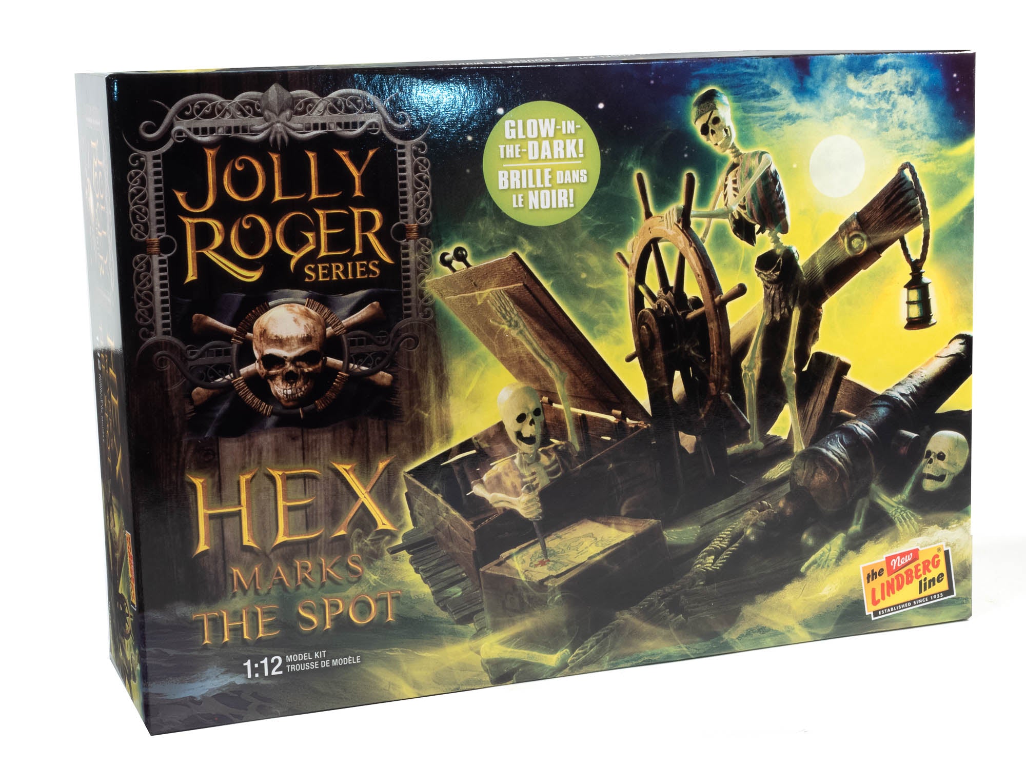 Lindberg Jolly Roger Series: Hex Marks the Spot – Glow Edition 1:12 Scale Model Kit