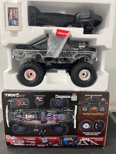 Traxxas 1/18 TRX-4MT 1979 Chevrolet K10 4×4 RTR RC Monster Truck w/ID Battery & USB Charger – OPEN