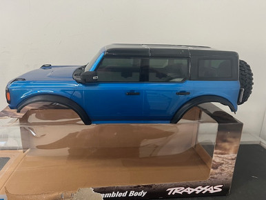 Traxxas TRX-4 2021 Ford Bronco (Velocity Blue) Body Complete – OPEN ITEM