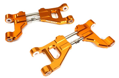 Integy Billet Machined Upper Suspension Arms (Orange): Maxx