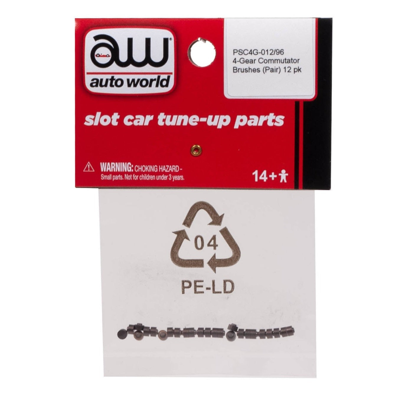 Auto World 4Gear Commutator Brushes (Pair) 12 pk