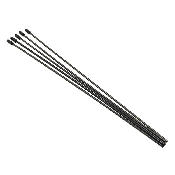 ProTek RC Antenna Tube w/Caps (Black) (5)