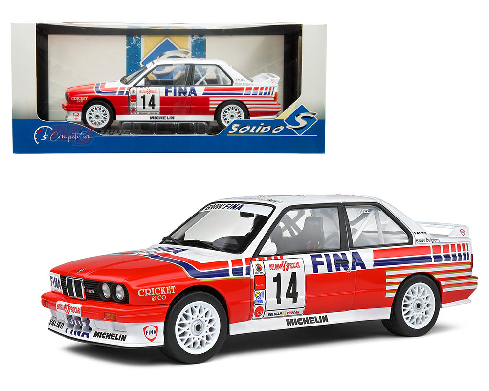 Solido 1:18 BMW E30 M3 – Belgium Procar 1993 – #14 Duez – Competition