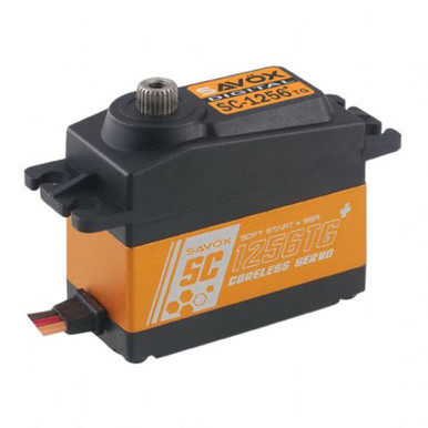 Savox SC-1256TG Standard Size Coreless Digital Servo with Soft Start, 0.15sec /277oz @ 6V