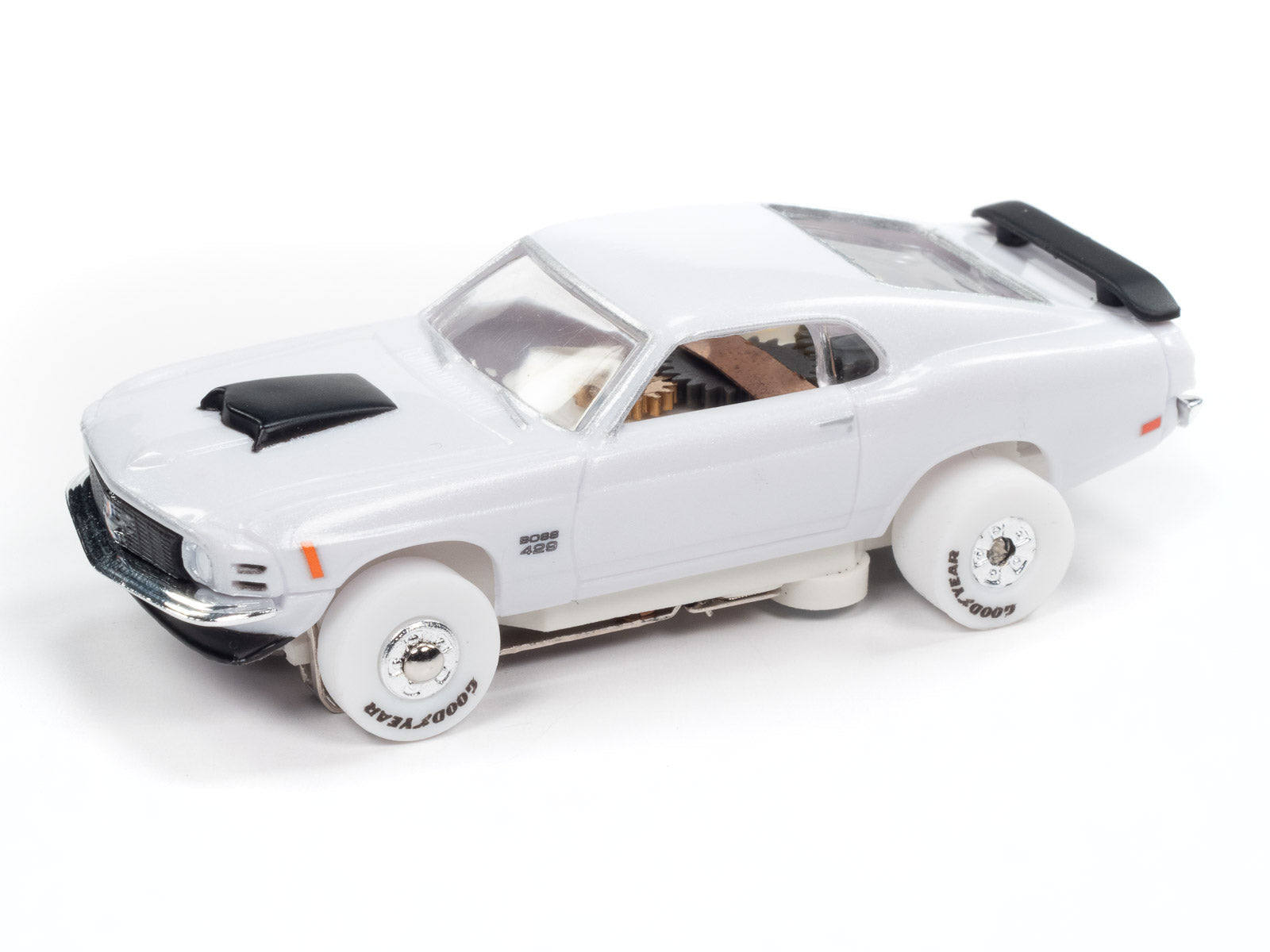 Auto World Thunderjet 1970 Ford Mustang Boss 429 (iWheels) HO Scale Slot Car