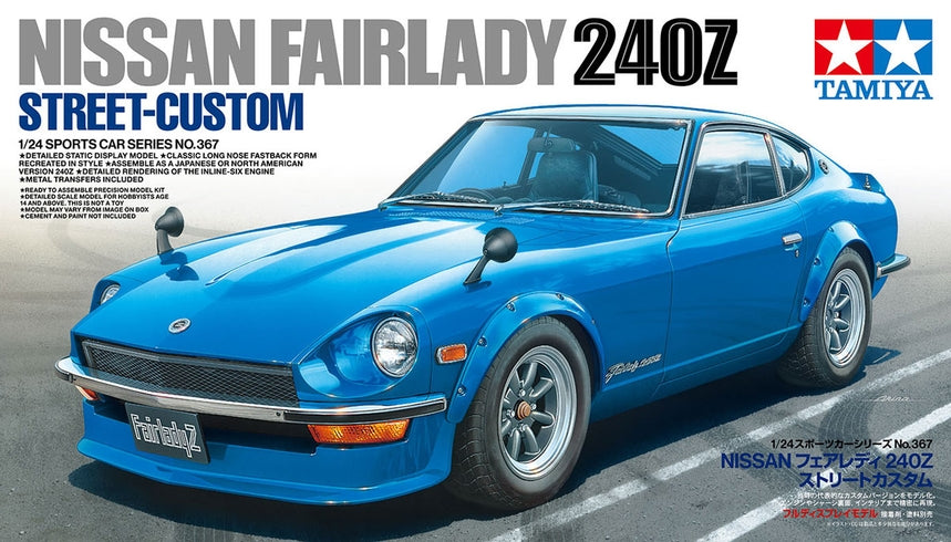 Tamiya Nissan Fairlady 240Z Street-Custom 1:24 Scale Model Kit