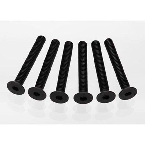 Traxxas 4x10mm Countersunk Flat Head Hex Screws (6)