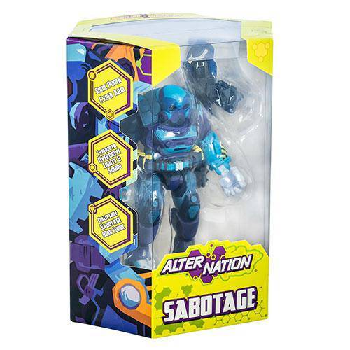 Alter Nation – Sabotage – 6.5 Inch Action Figure (With Free Comic Book)