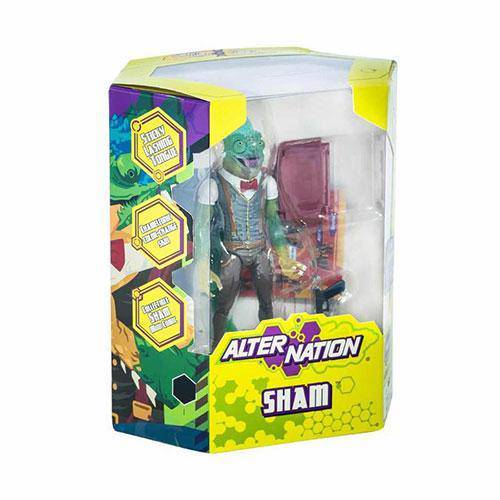 Alter Nation – Sham – 5.5 Inch Action Figure (With Free Comic Book)