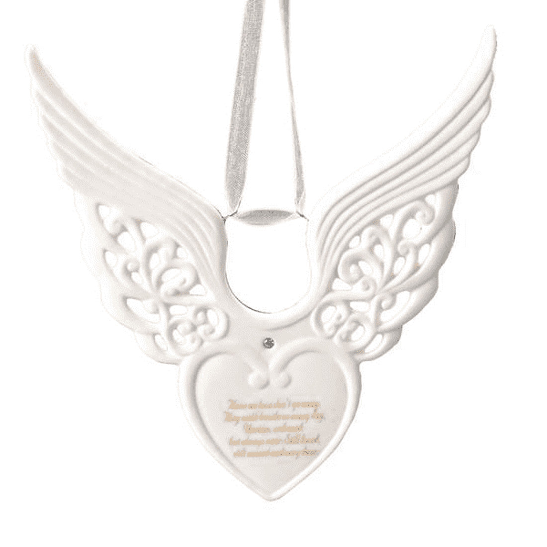 Wing Heart Memorial Ornament