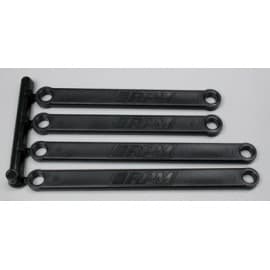 RPM Heavy Duty Camber Links Traxxas Rustler, Stampede (Black)