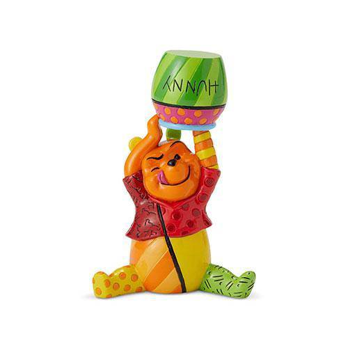 Enesco Disney Winnie the Pooh – Pooh Mini Statue By Romero Britto