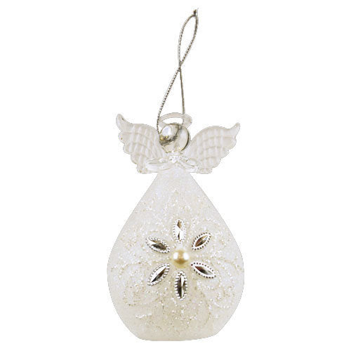 Snowflake Angel Ornament