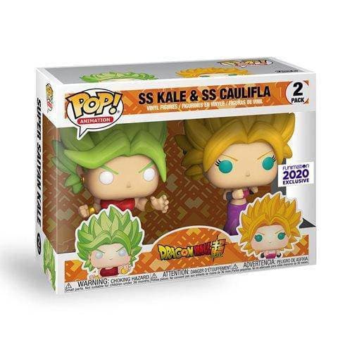 Funko Dragon Ball Super Super Saiyan Kale and SS Caulifla Pop! Vinyl 2-Pack – Funimation 2020 Exclusive