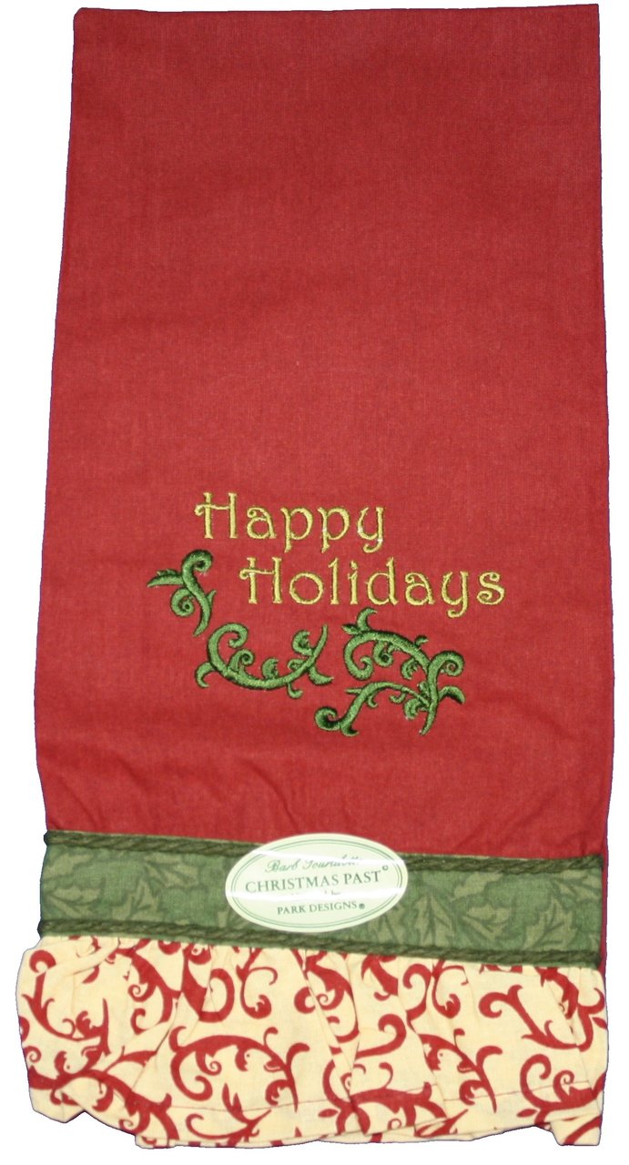 Christmas Past Decorative Dish Towel