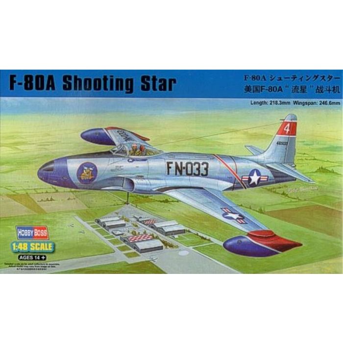 Hobby Boss 1/48 F-80A Shooting Star Plastic Model Kit