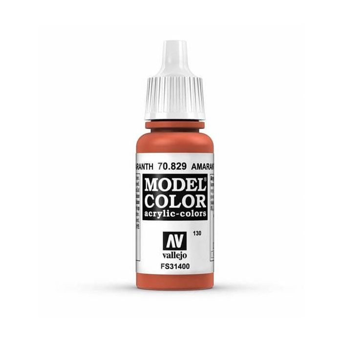 Vallejo Amarantha Red Model Color 17ml Acrylic Paint