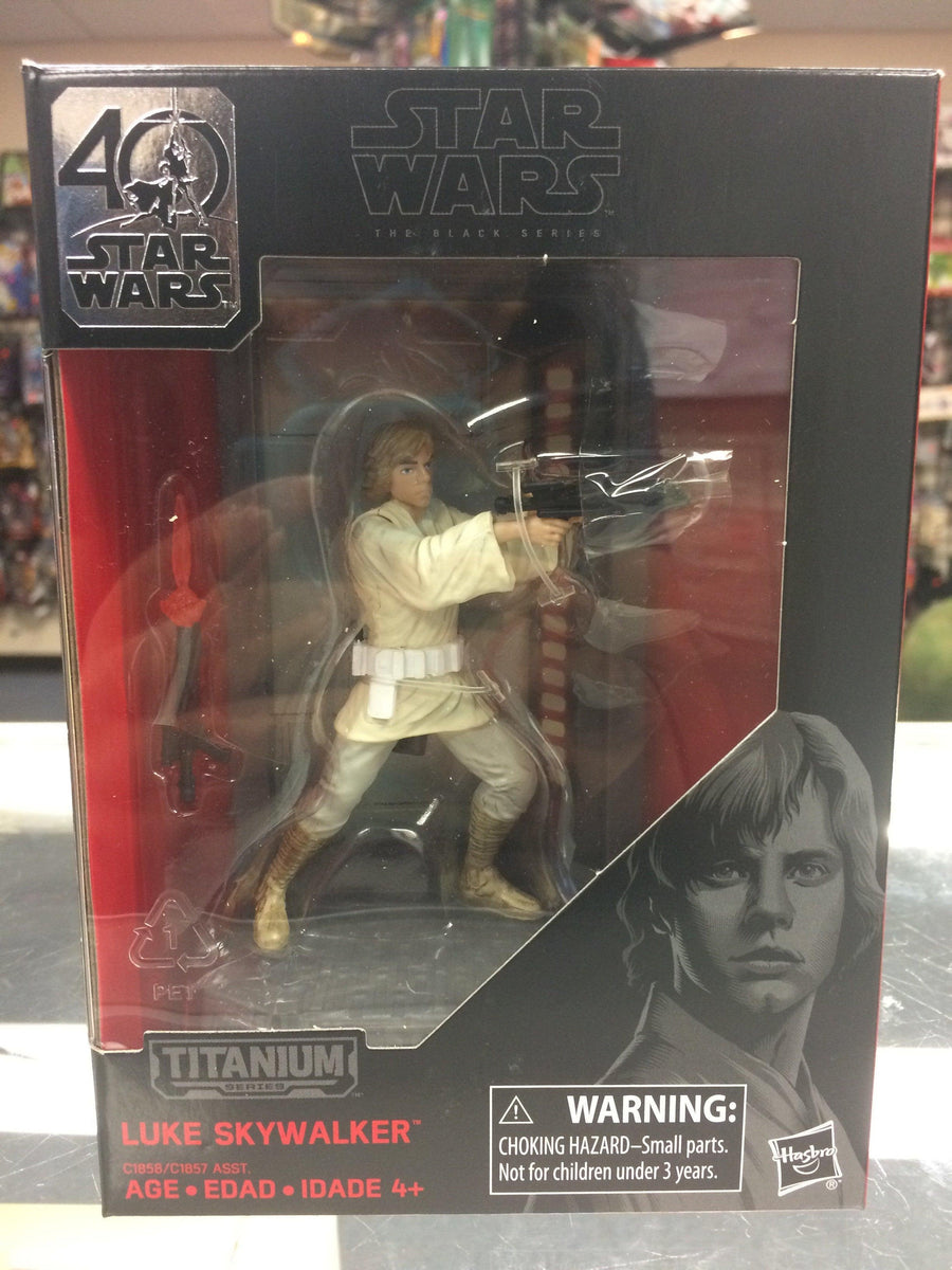 Star Wars 40th Anniversary The Black Series Luke Skywalker Titanium Series