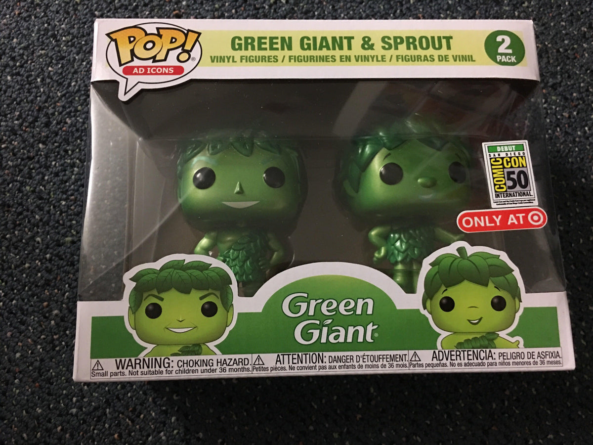 Funko POP! Ad Icons Green Giant SDCC 2019 Target Exclusive Green Giant and Sprout 2 Pack