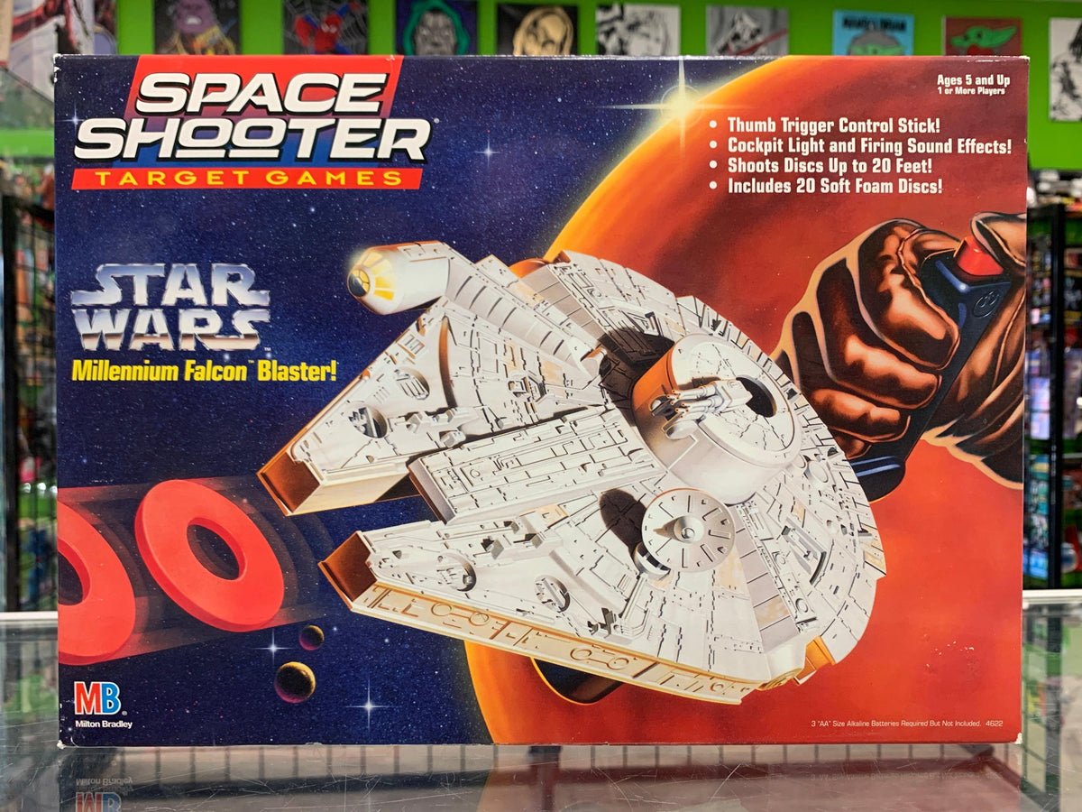 Milton Bradley Space Shooter Target Games Star Wars Millennium Flacon Blaster