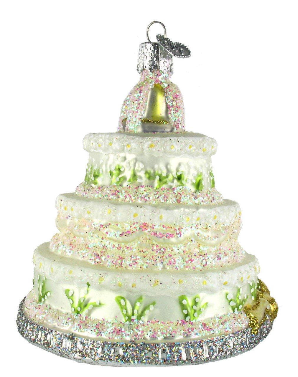 Old World Christmas Wedding Cake Glas…