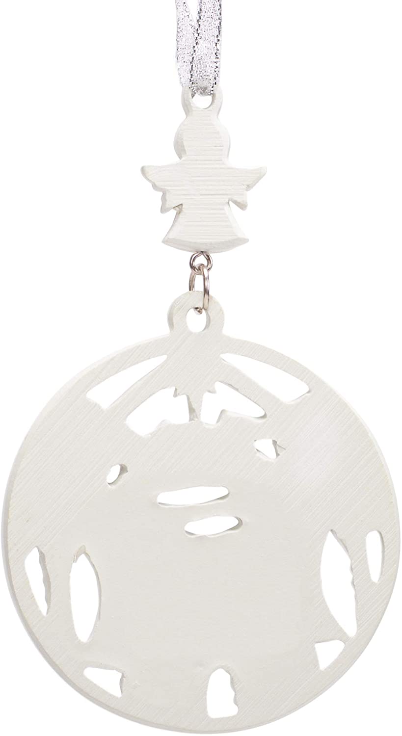 Soft White Angel Nativity Ornament – …