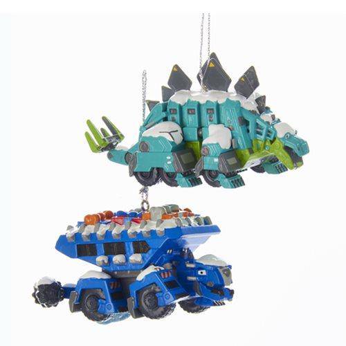 Kurt Adler – Dinotrux Garby and Ton Ton Blow Mold Ornament set of 2