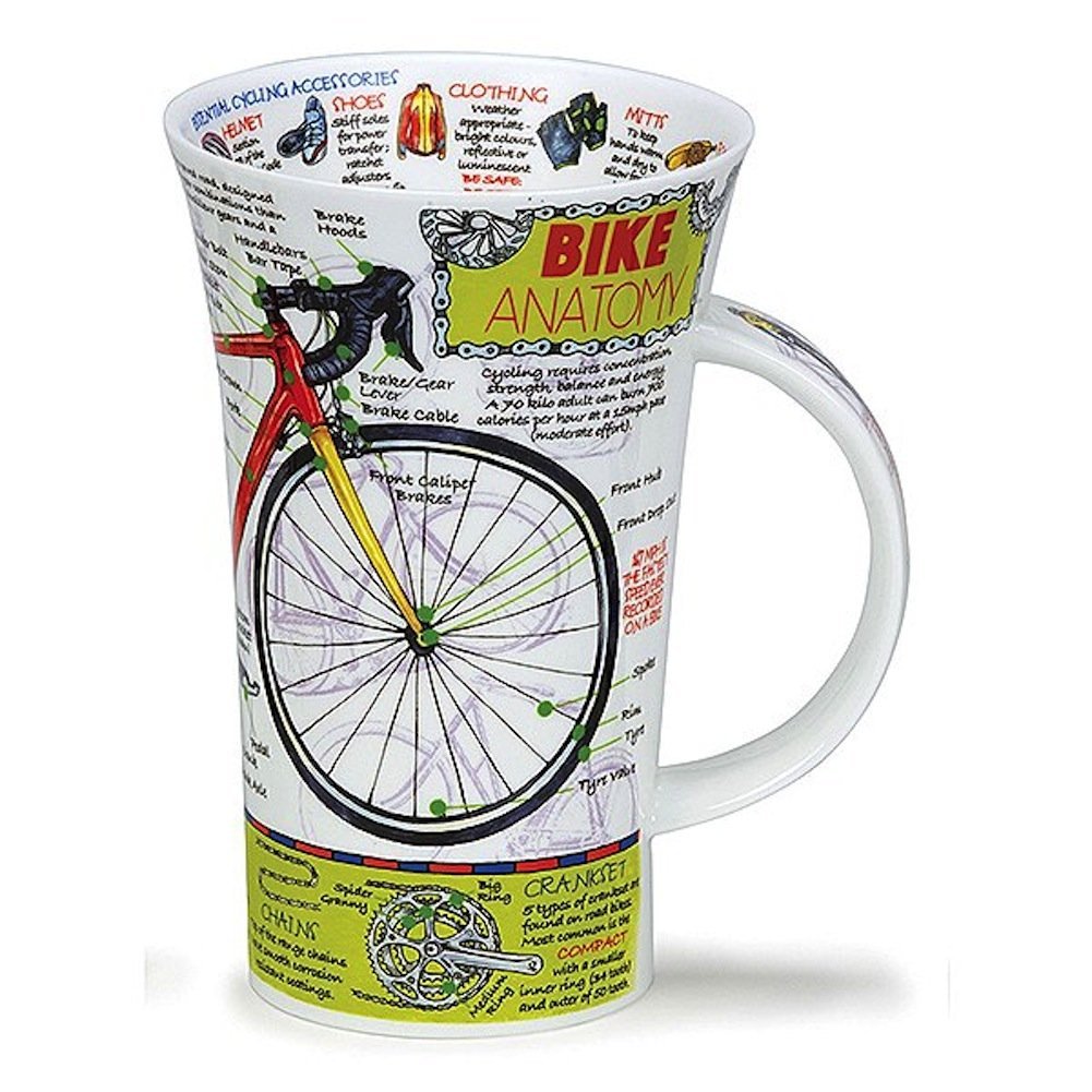 Bike Anatomy Fine Bone China Mug Glen…